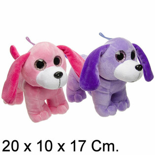 Chiens en Peluche Adorables - 20 cm - Couleurs Mixtes (6 pi&egrave;ces)