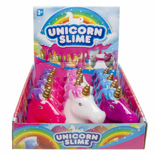 Slime Licorne en Pr&eacute;sentoir (12 pi&egrave;ces)