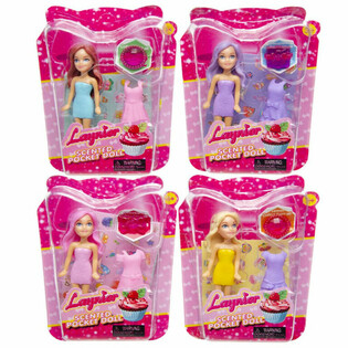 Poup&eacute;e de Poche / Mini Poup&eacute;e avec Accessoires en Pr&eacute;sentoir (24 pcs)