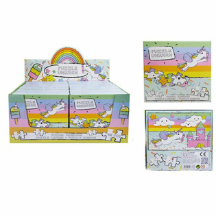 Puzzle Licorne 48 Pi&egrave;ces - Pr&eacute;sentoir (12 pcs)