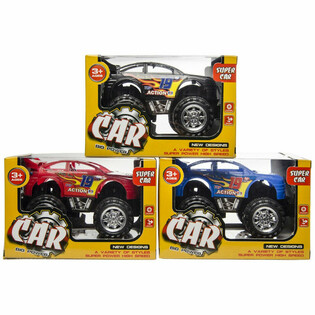 Monster Truck en Bo&icirc;te Pr&eacute;sentoir (lot de 6)