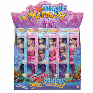 Poup&eacute;e Sir&egrave;ne Magique Mermaid en pr&eacute;sentoir (12 pcs.)