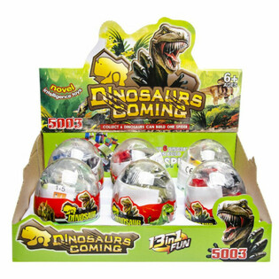 Jeux de Construction Bricks - Dinosaure en Capsule (6 pi&egrave;ces)