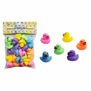 Petits canards de bain color&eacute;s (24 pcs)