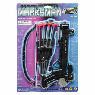 ARBAL&Egrave;TE DE COMBAT AVEC 4 FL&Egrave;CHES SUR CARTE (6 pcs)