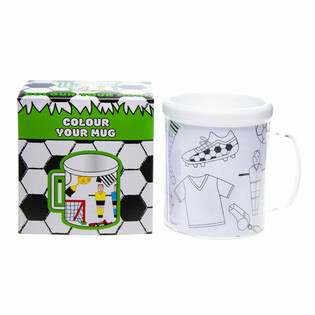 Gobelets Footballeurs &agrave; Colorier Soi-M&ecirc;me (lot de 2)