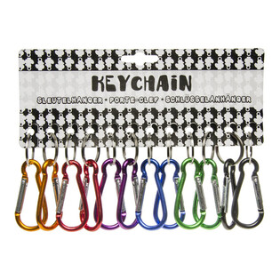 PORTE-CL&Eacute;S MOUSQUETON (48 pcs)