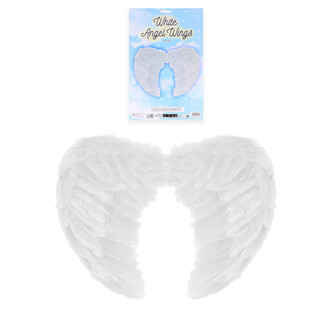 AILES D'ANGE EN PLUMES POUR ADULTES - COULEUR : BLANC (12 pi&egrave;ces)
