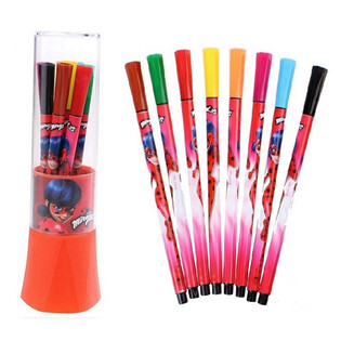 Feutres de Coloriage Miraculous en Tube x8 (24 pi&egrave;ces)