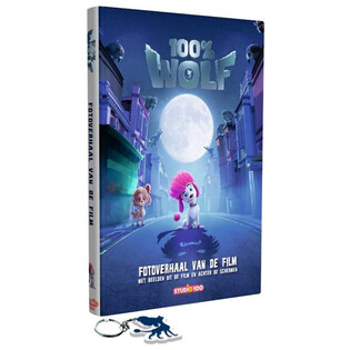 STUDIO 100 - 100% LOUP LIVRE DE LECTURE - CARTONN&Eacute; AVEC PORTE-CL&Eacute;S OFFERT (20 pcs)