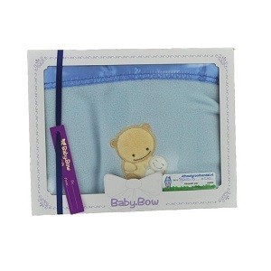 Couverture Polaire B&eacute;b&eacute; Baby Bow - Bleu