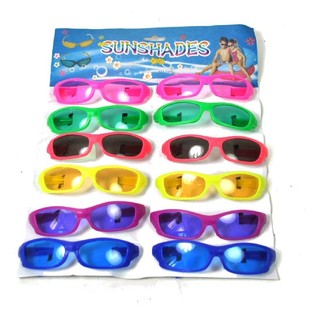 LUNETTES DE SOLEIL ENFANTS SUR CARTE - MOD&Egrave;LE 2 (12 pcs)