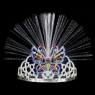 Couronne Lumineuse &agrave; Fibres Optiques - Mod&egrave;le 11 (12 pcs.)
